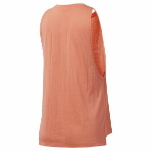 Reebok Burnout Muskelshirt Damen - Rosa - DE 638-MOG